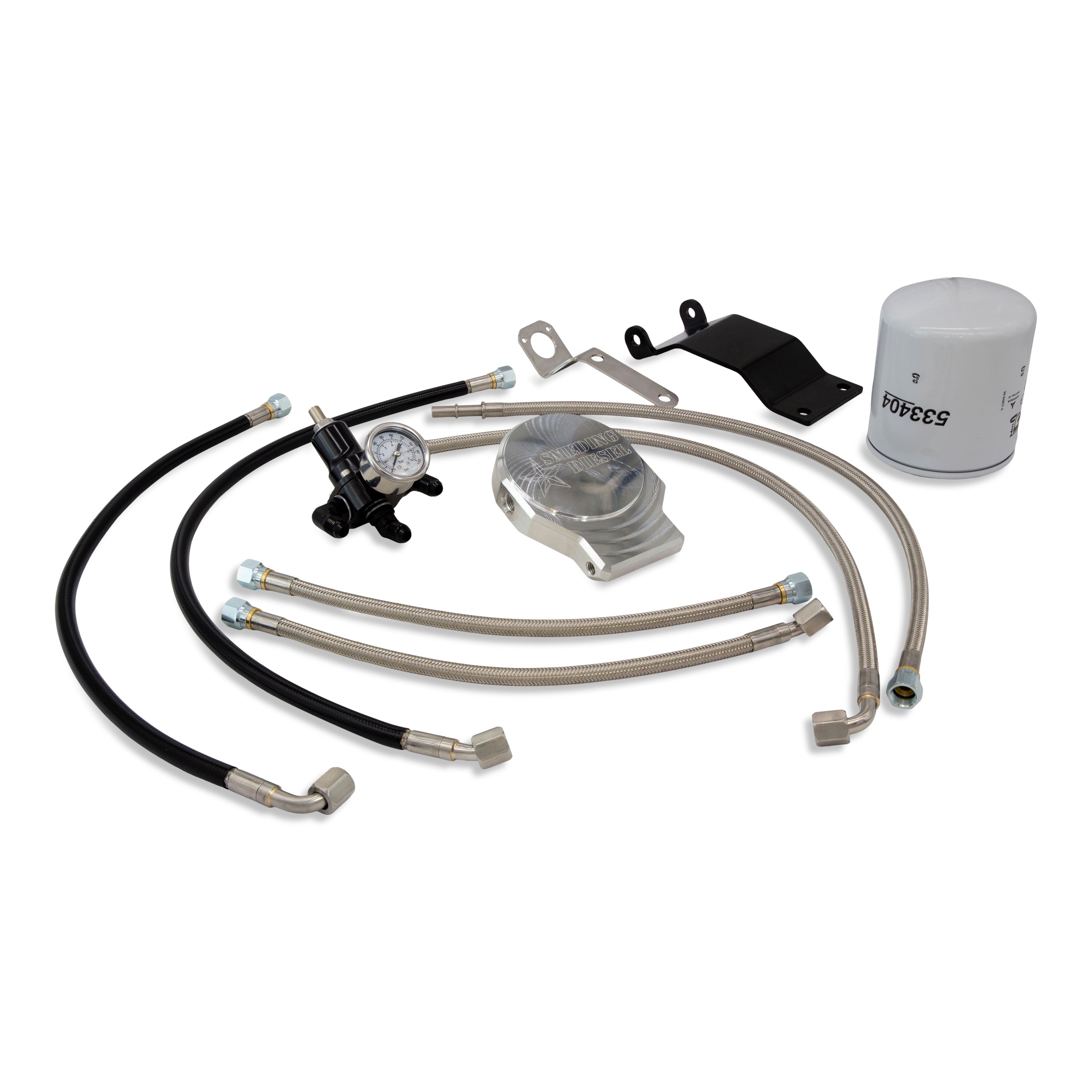 Components Return Kit Smeding Diesel Regulated Fuel Return Kit for Ford Powerstroke 7.3L ...
