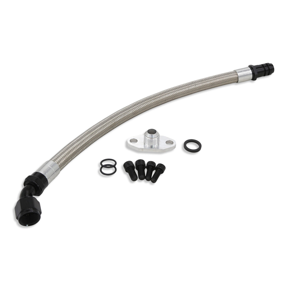 Smeding Diesel Oil Drain Line Kit for S300/S400 Turbos 2003-2024 5.9L / 6.7L Cummins